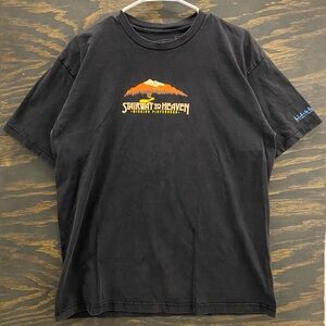 Mission Playground Stairway to Heaven Black Graphic T-Shirt Men’s Size L